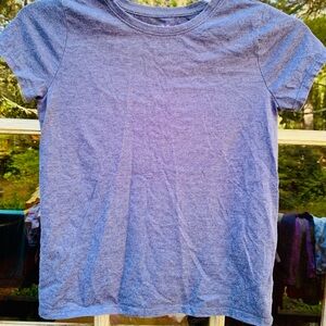 Cat & Jack solid blue short sleeve t-shirt top shirt